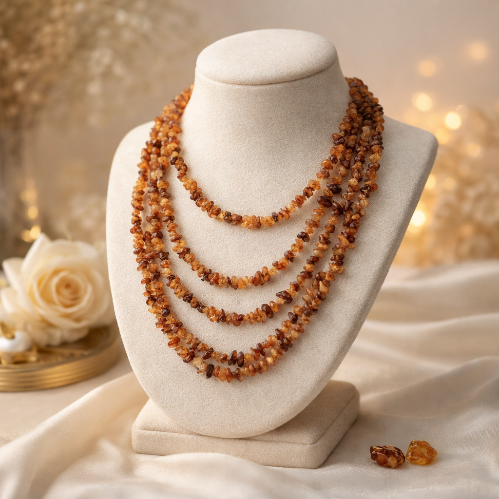 Peridot Tiny Nuggets Necklace