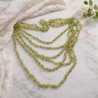 Peridot Tiny Nuggets Necklace