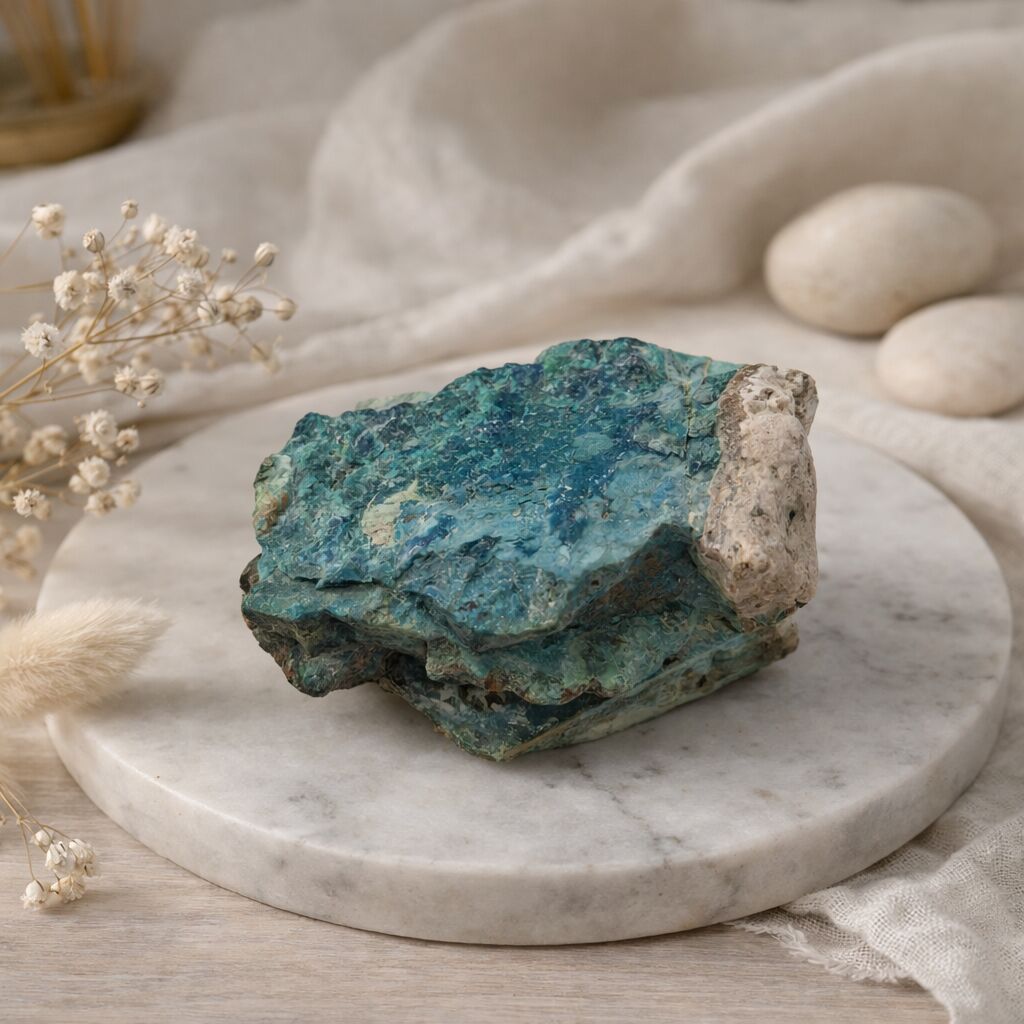 Chrysocolla Rough Stone | Calm Expression & Balance