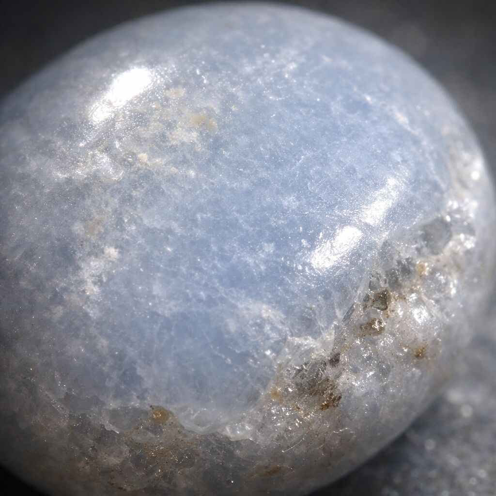 Blue Lace Agate Palm | Calm, Ease & Gentle Clarity