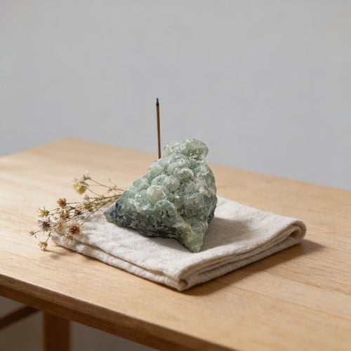 Prehnite Rough Specimen | Calm, Balance & Ease