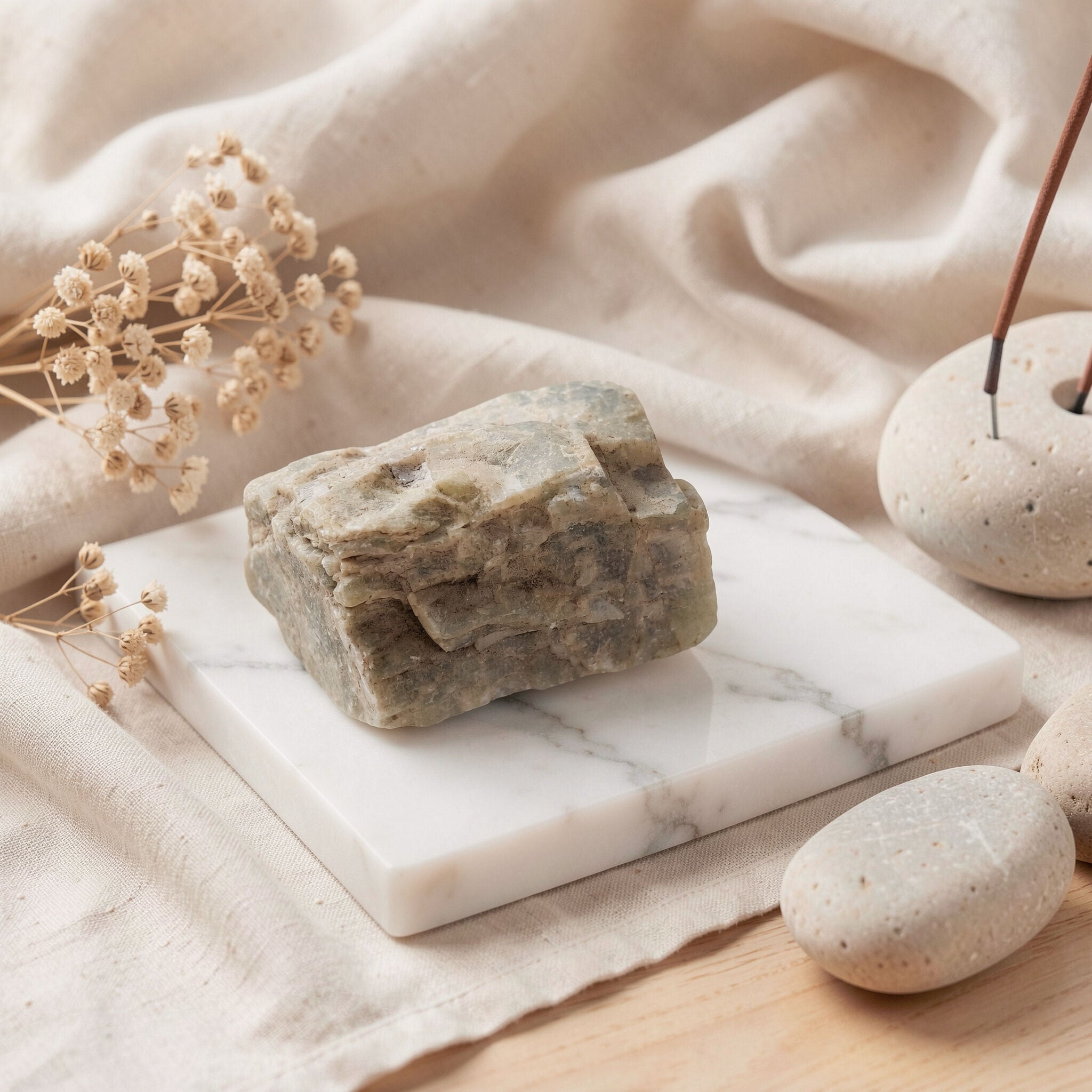 Green Aventurine Rough | Growth & Fresh Energy