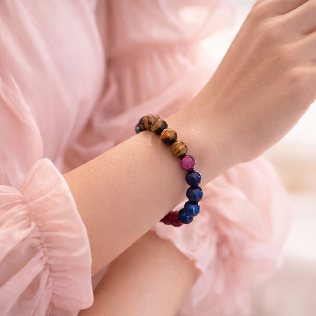 Multi Tiger Eye Bracelet | Strength & Confidence Secondary image