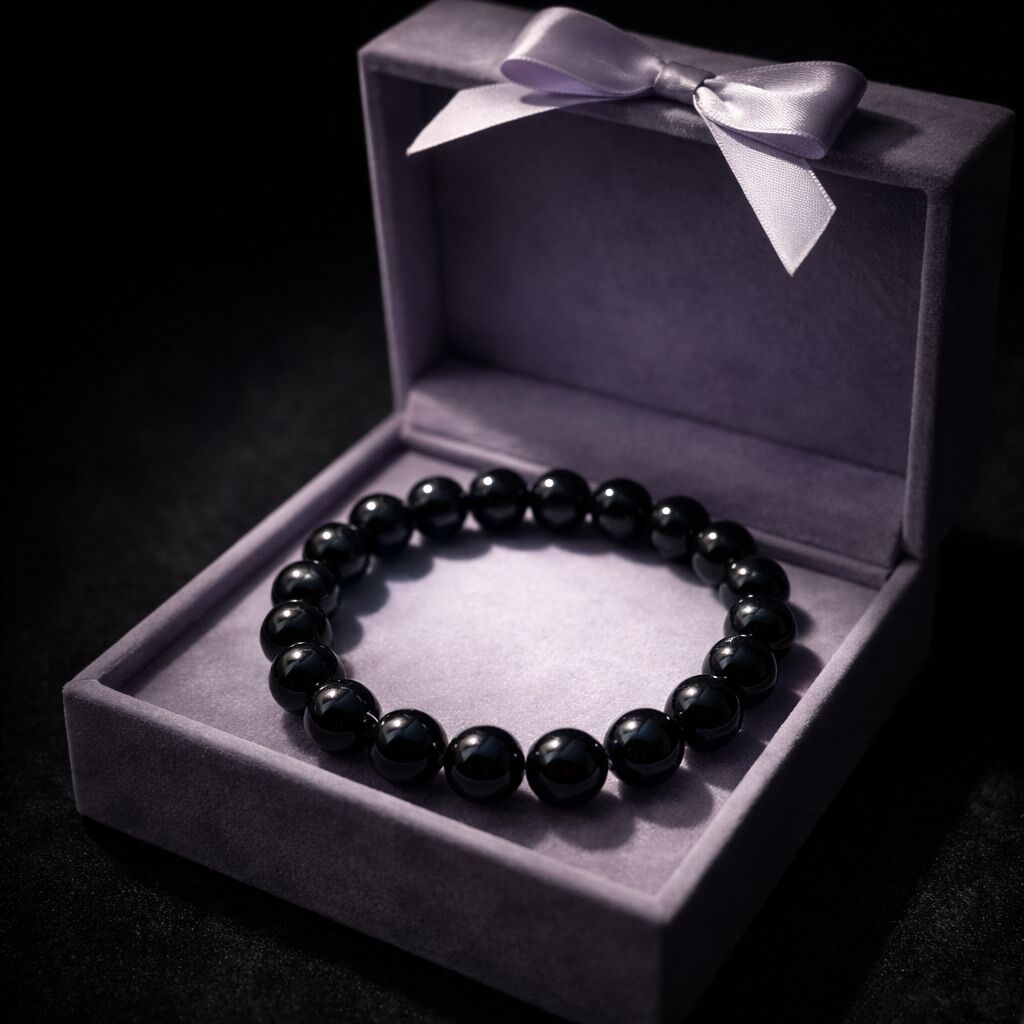 Black Agate Bracelet | Protection & Stability