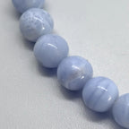 Blue Lace Agate Bracelet | Calm & Clear Expression