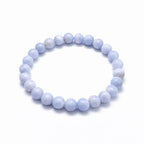 Blue Lace Agate Bracelet | Calm & Clear Expression