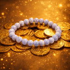 Blue Lace Agate Bracelet | Calm & Clear Expression