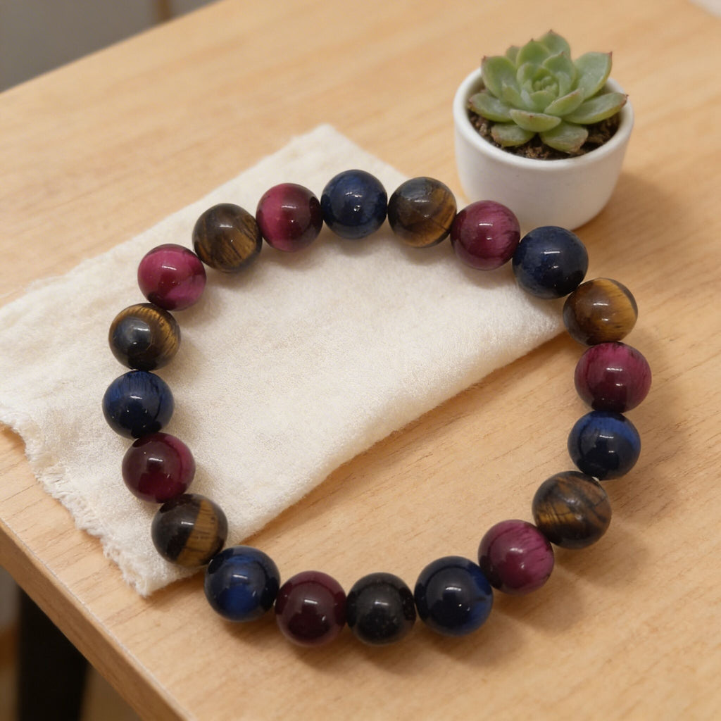Multi Tiger Eye Bracelet | Confidence & Power