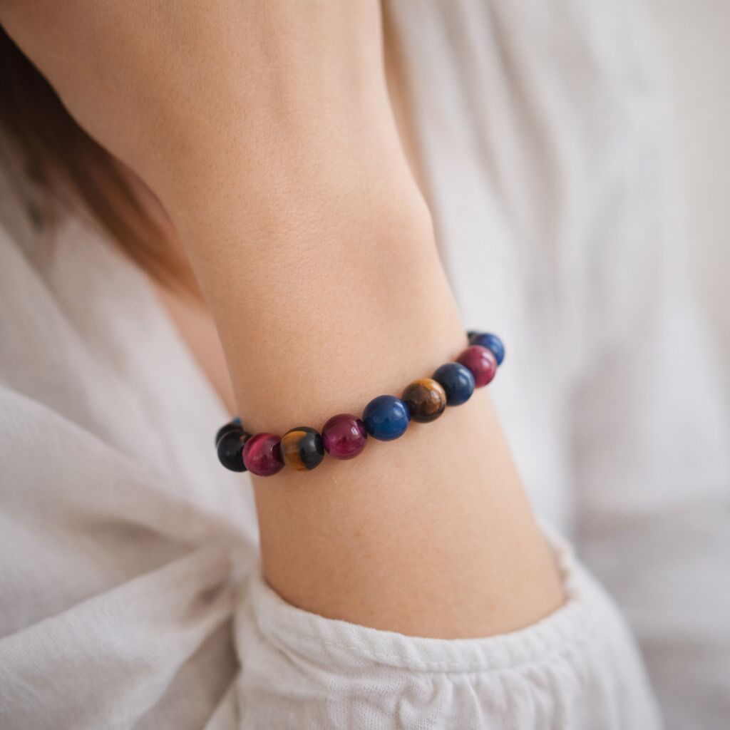 Multi Tiger Eye Bracelet | Confidence & Power Secondary image