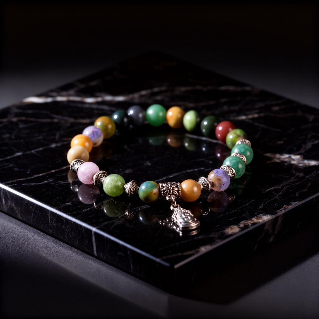 Indian Agate Buddha Bracelet | Calm & Balance