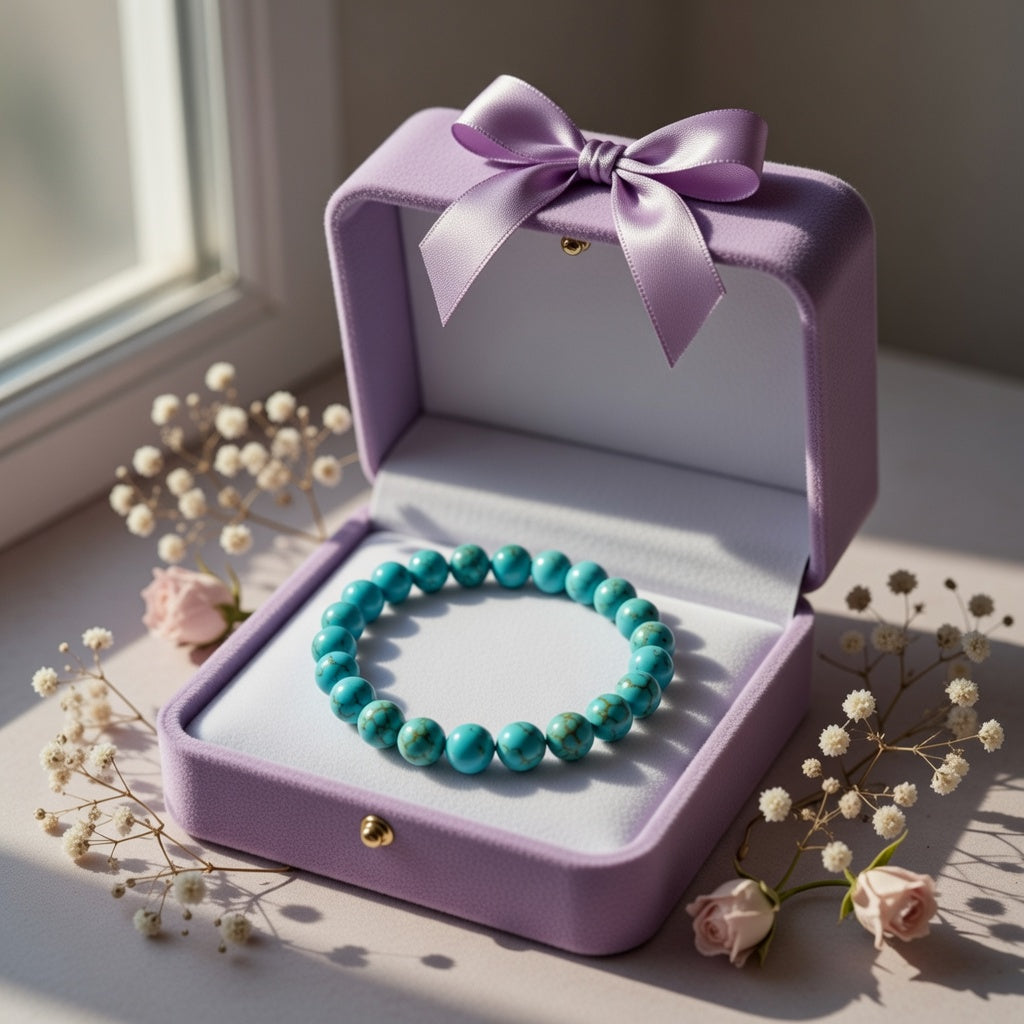 Blue Howlite Bracelet | Calm & Stress Relief