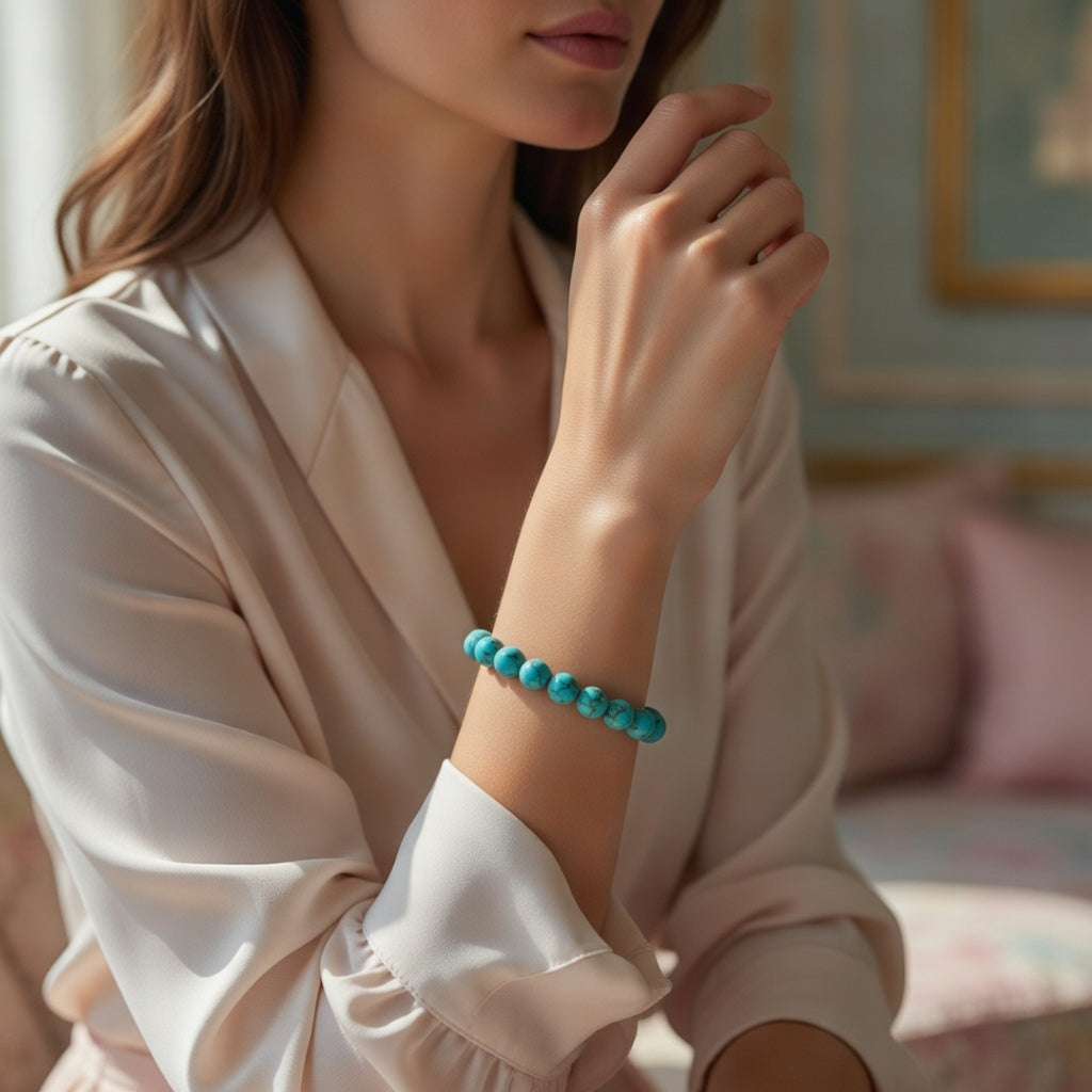 Blue Howlite Bracelet | Calm & Stress Relief