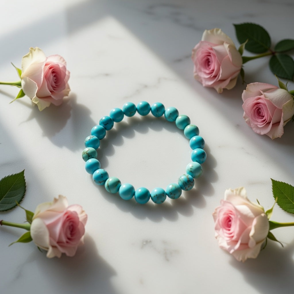 Blue Howlite Bracelet | Calm & Stress Relief