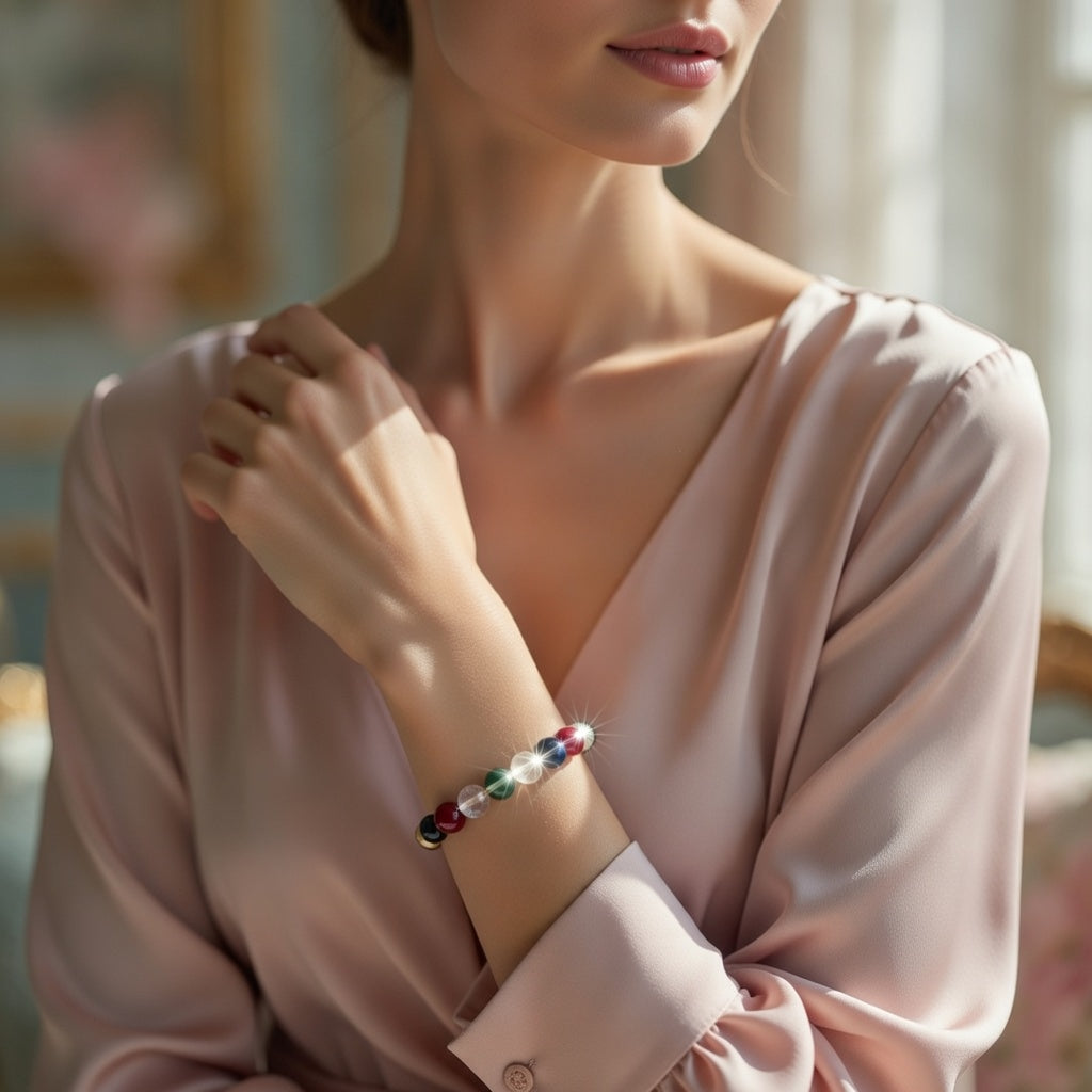 Multi Gemstone Bracelet | Balance & Everyday Energy Secondary image