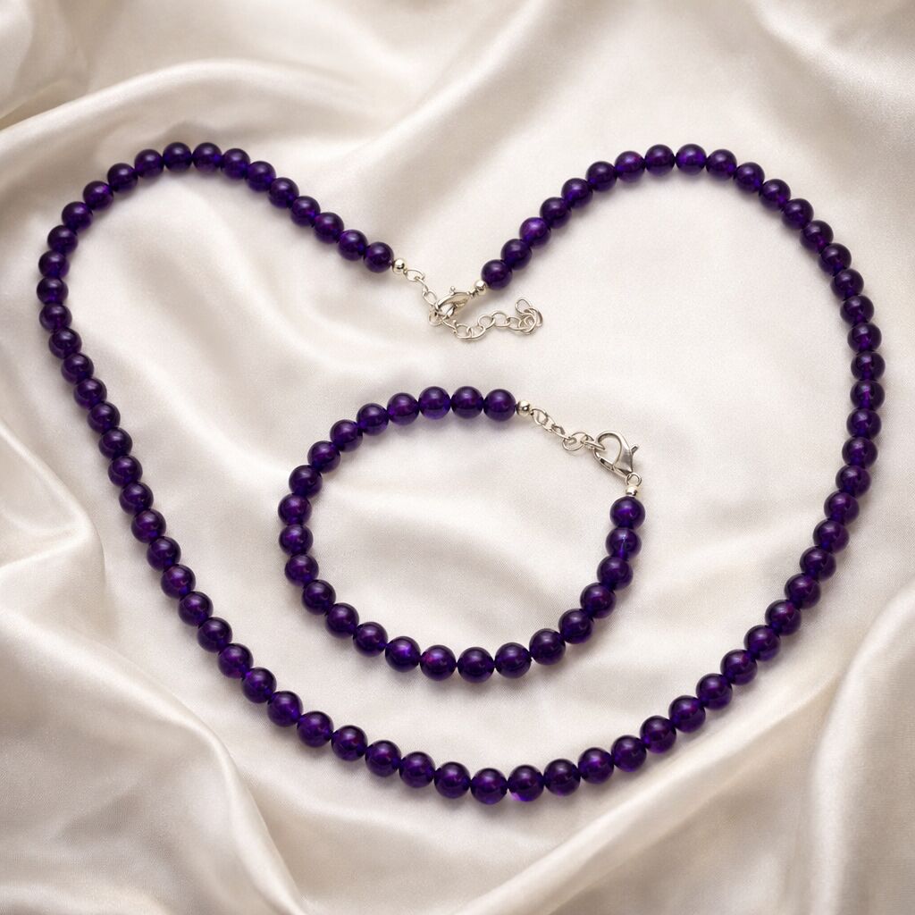 Amethyst Jewelry Set | Calm & Elegant Matching Set