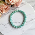 Amazonite 8mm Smooth Ball Stretchable Bracelet