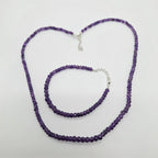 Amethyst Faceted Set | Elegant Sparkle & Calm