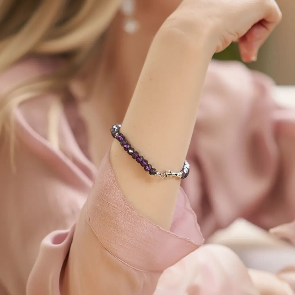 Amethyst Faceted Bracelet | Elegant Sparkle & Calm Secondary image