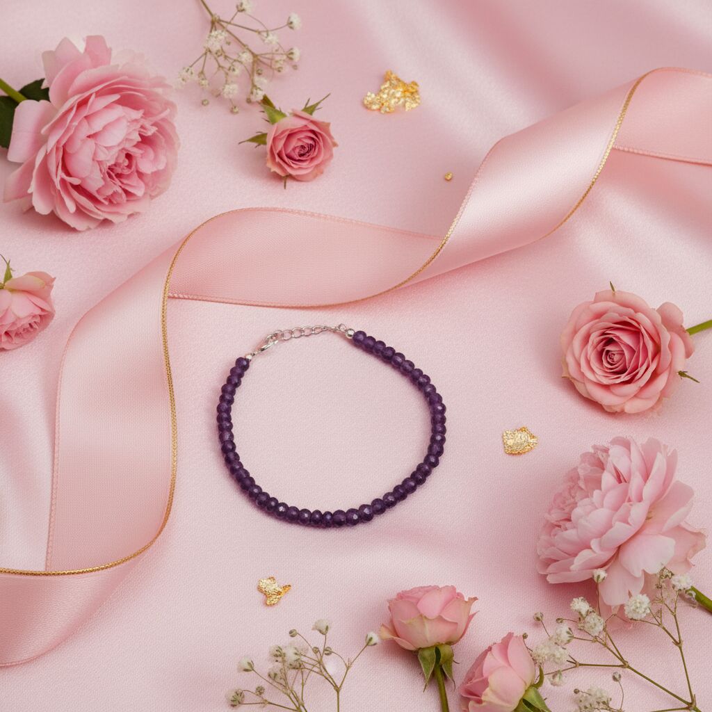 Amethyst Faceted Bracelet | Elegant Sparkle & Calm