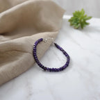 Amethyst Faceted Bracelet | Elegant Sparkle & Calm
