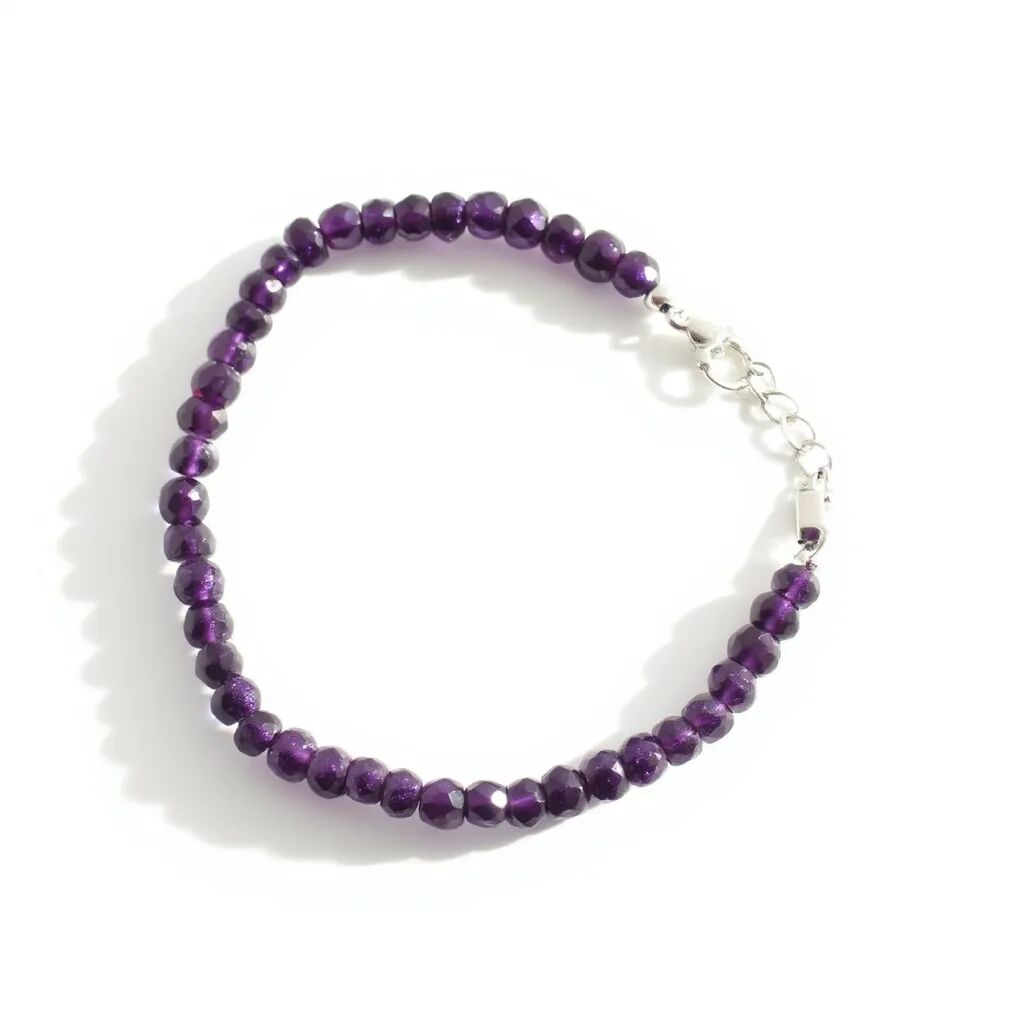 Amethyst Faceted Bracelet | Elegant Sparkle & Calm