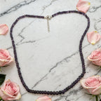 Amethyst Faceted Necklace | Elegant Sparkle & Calm