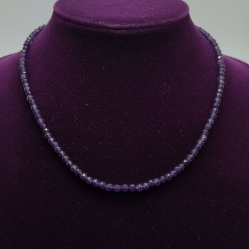 Amethyst Faceted Necklace | Elegant Sparkle & Calm
