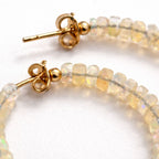 Ethiopian Opal Earrings | Soft Glow & Elegant Shine
