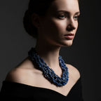Lapis Lazuli Necklace | Royal Blue Elegant Style