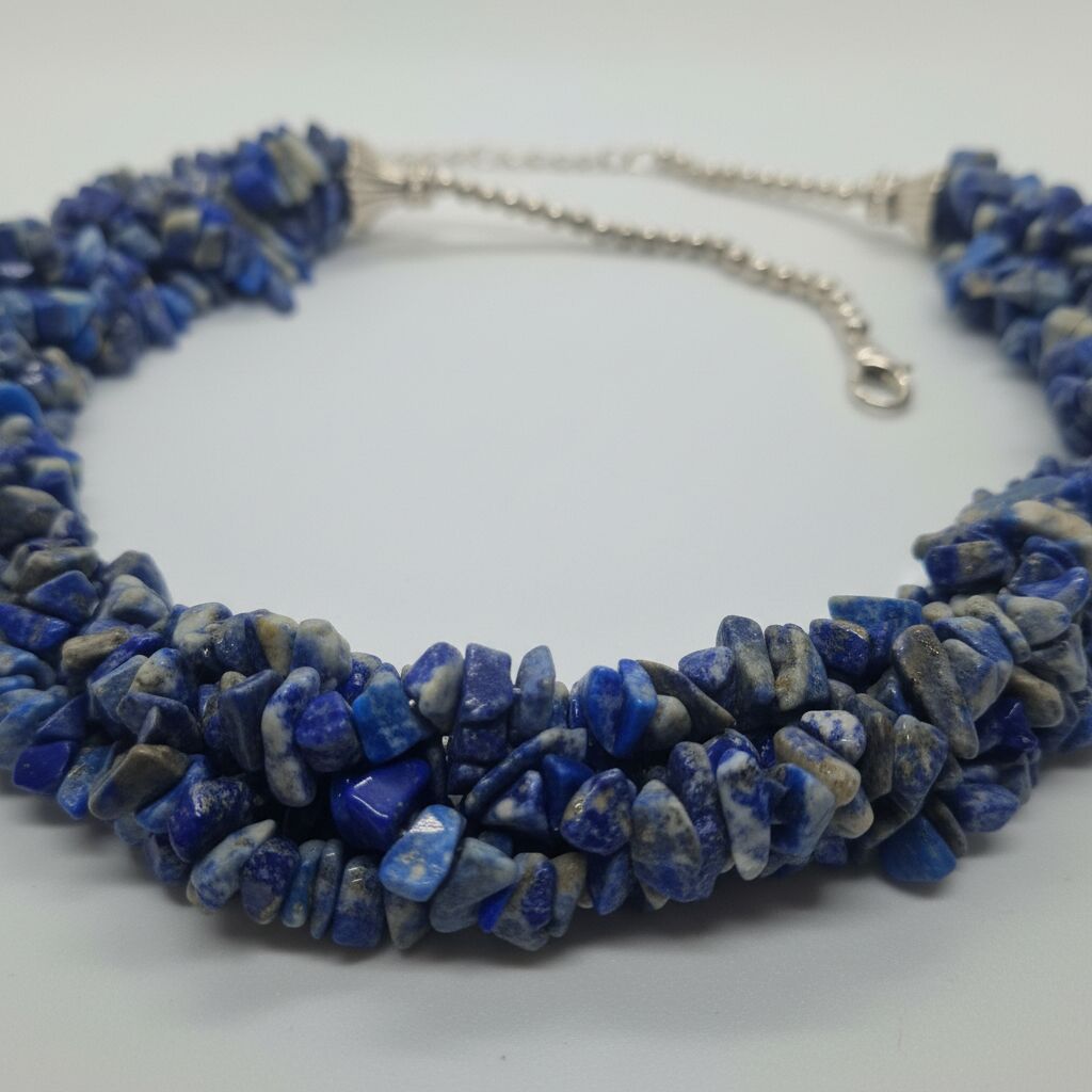 Lapis Lazuli Necklace | Royal Blue Elegant Style