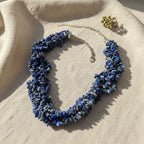 Lapis Lazuli Necklace | Royal Blue Elegant Style