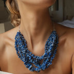 Lapis Lazuli Necklace | Royal Blue Elegant Style