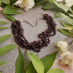 Red Garnet Necklace | Passion & Timeless Elegance