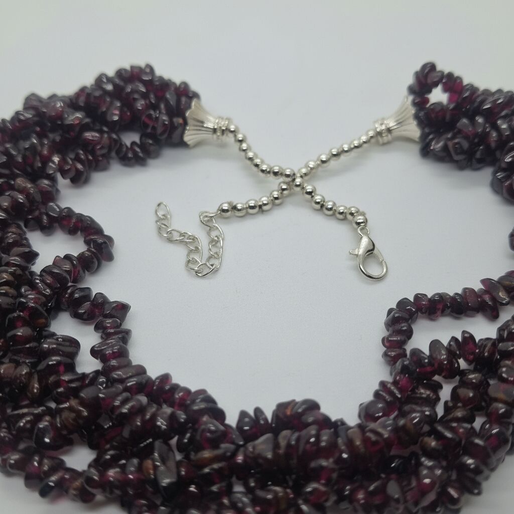 Red Garnet Necklace | Passion & Timeless Elegance