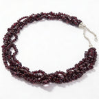 Red Garnet Necklace | Passion & Timeless Elegance