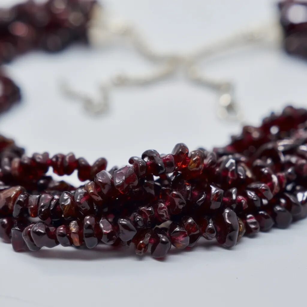 Red Garnet Necklace | Passion & Timeless Elegance