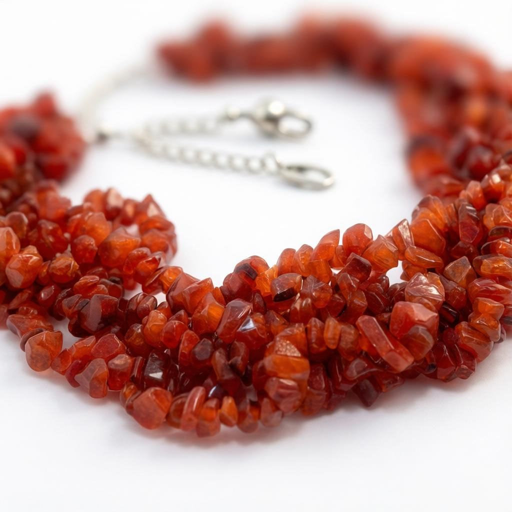 Carnelian Necklace | Confidence & Bold Energy