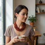 Carnelian Necklace | Confidence & Bold Energy