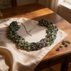 Ruby Zoisite Necklace | Energy & Bold Elegance