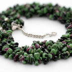 Ruby Zoisite Necklace | Energy & Bold Elegance