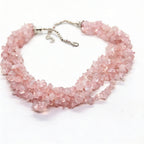 Rose Quartz Necklace | Soft Love & Elegant Style
