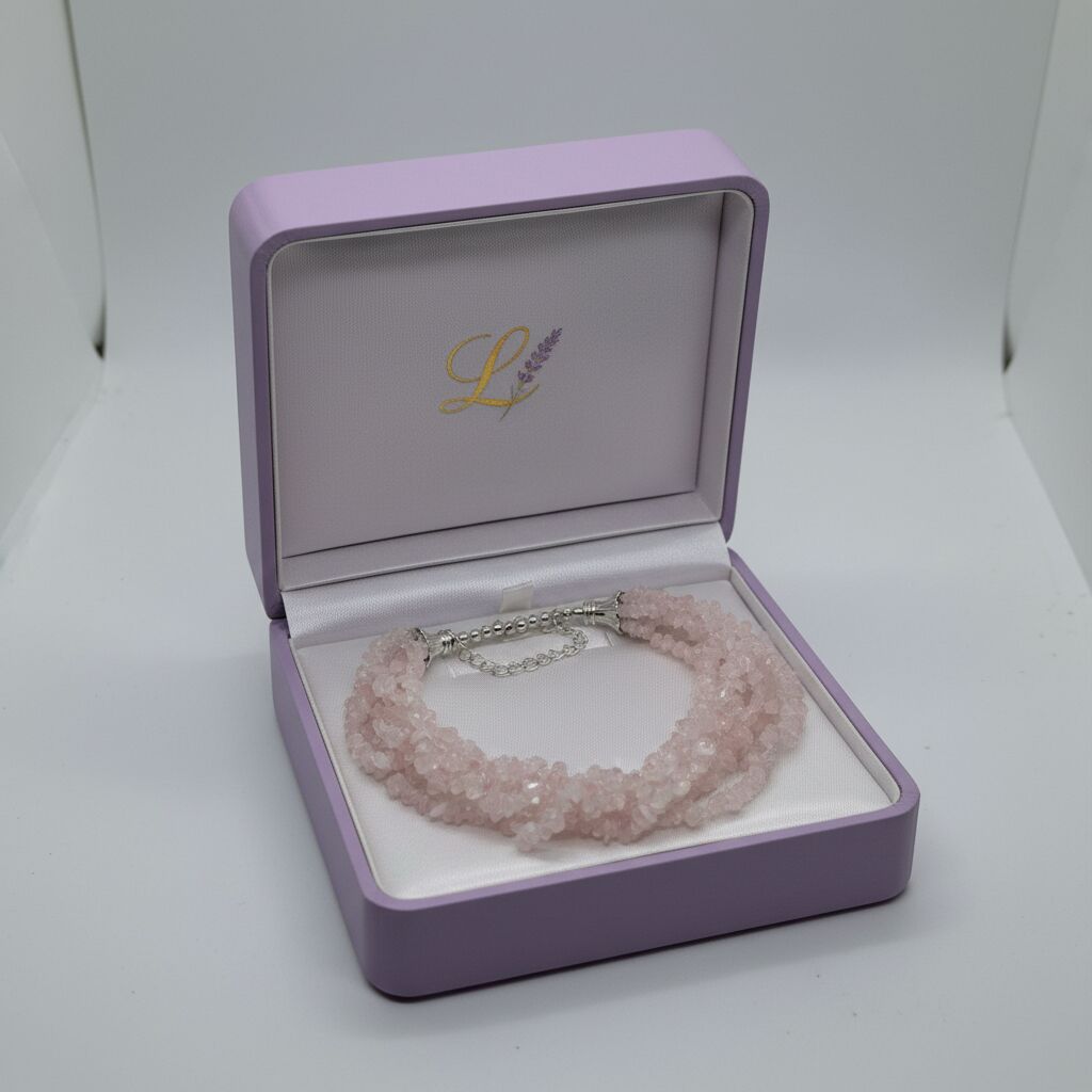 Rose Quartz Necklace | Soft Love & Elegant Style