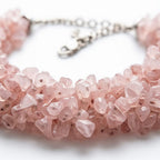 Rose Quartz Necklace | Soft Love & Elegant Style