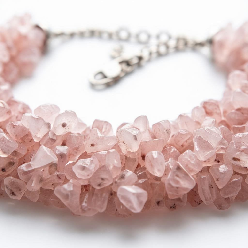 Rose Quartz Necklace | Soft Love & Elegant Style