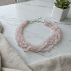 Rose Quartz Necklace | Soft Love & Elegant Style