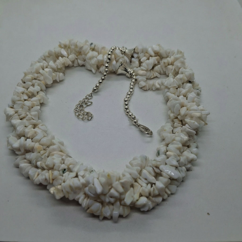 White Opal Necklace | Soft Glow & Elegant Style