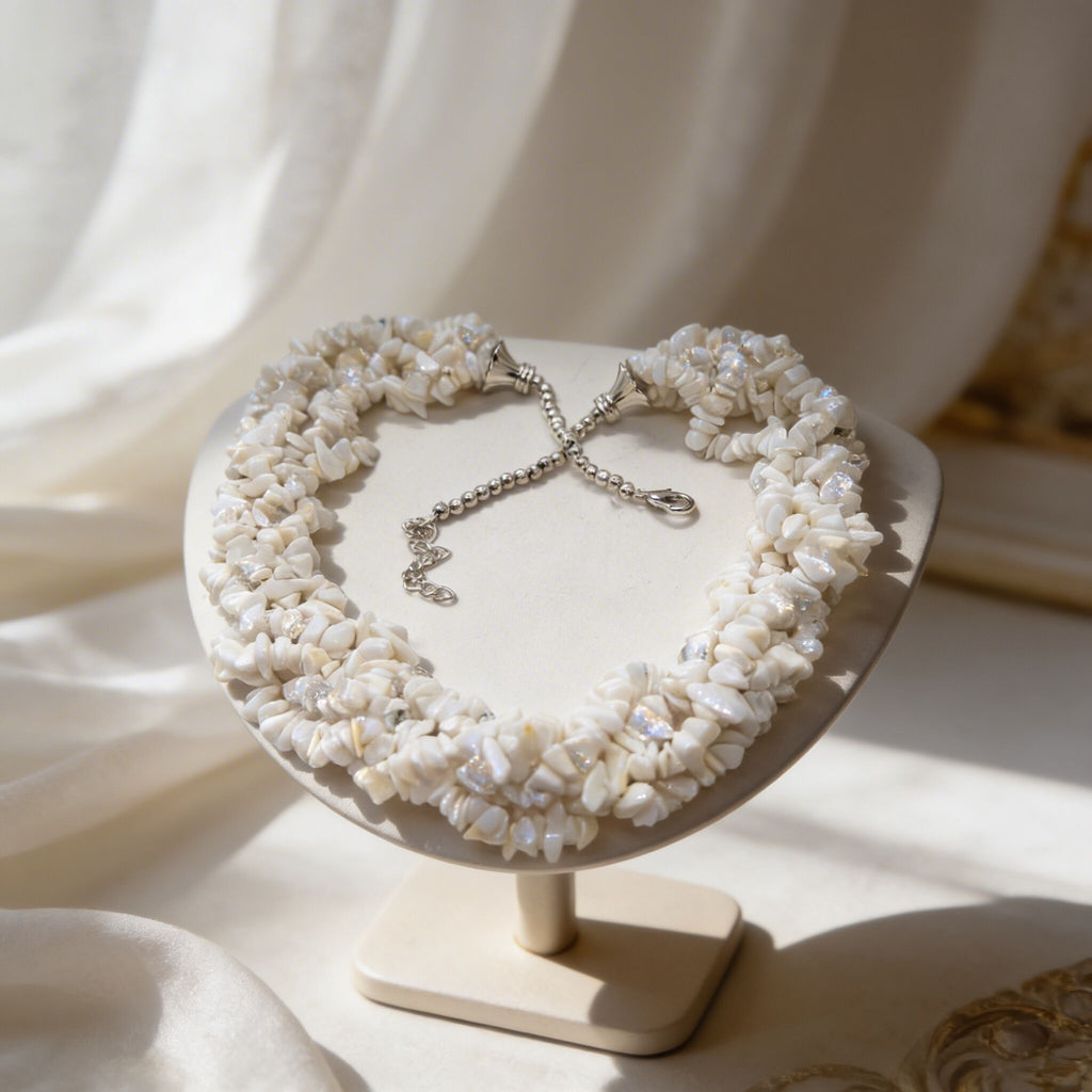 White Opal Necklace | Soft Glow & Elegant Style