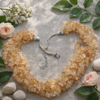 Citrine Tiny Nuggets Necklace