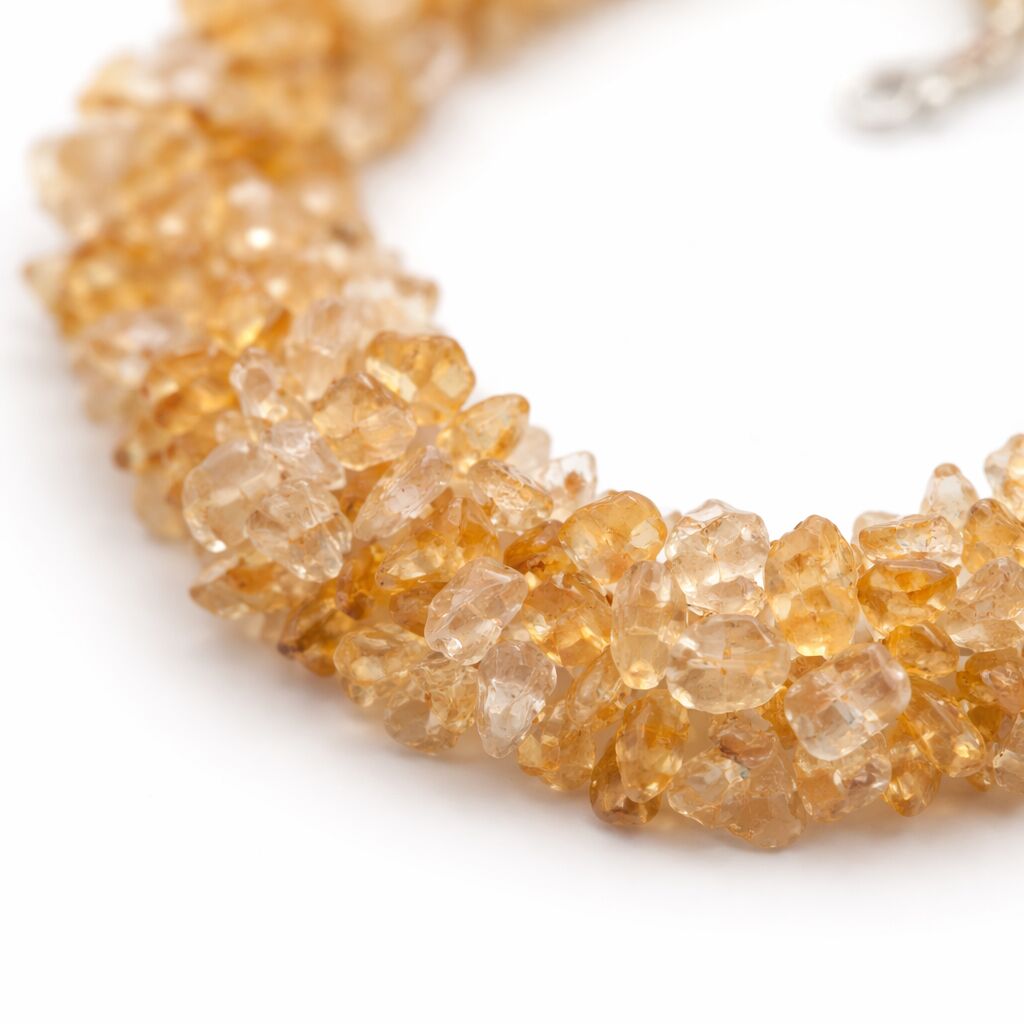 Citrine Nuggets Necklace | Positivity & Confidence