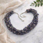 Iolite Nuggets Necklace | Clarity & Calm Elegance